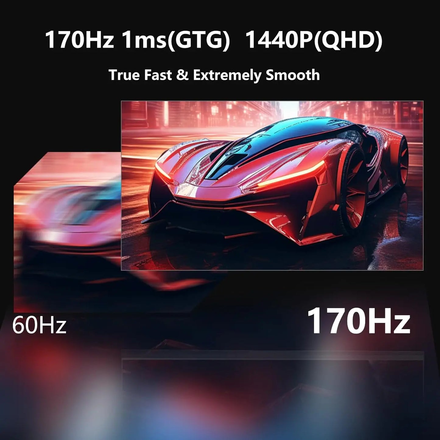 27-Zoll-Monitor 170Hz 2k-Gaming-Display 1ms adm-freesync 8 Bit 99% srgb ips Desktop-LED-Display hdmi dp hdr400